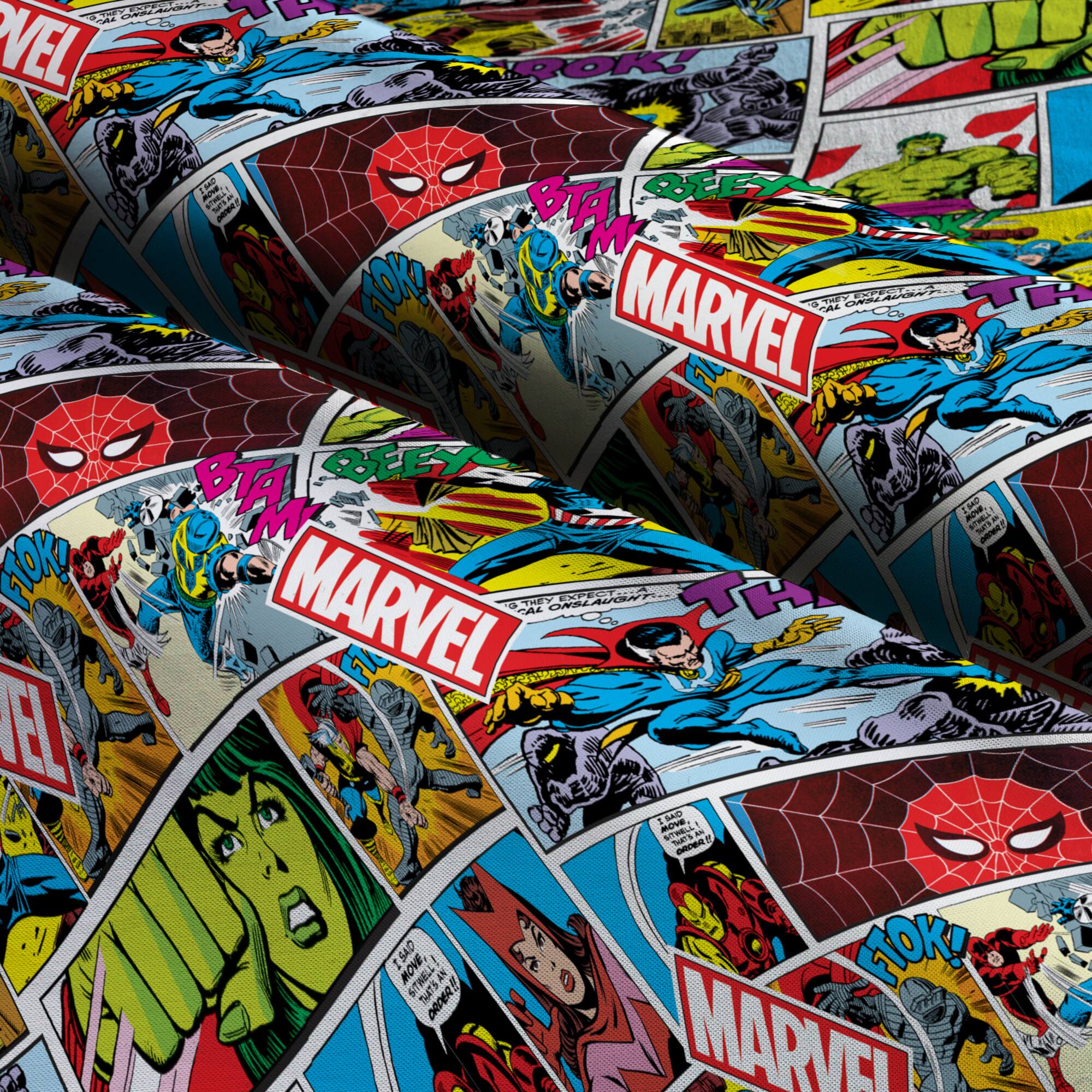 Marvel® Retro Comics Cotton Fabric